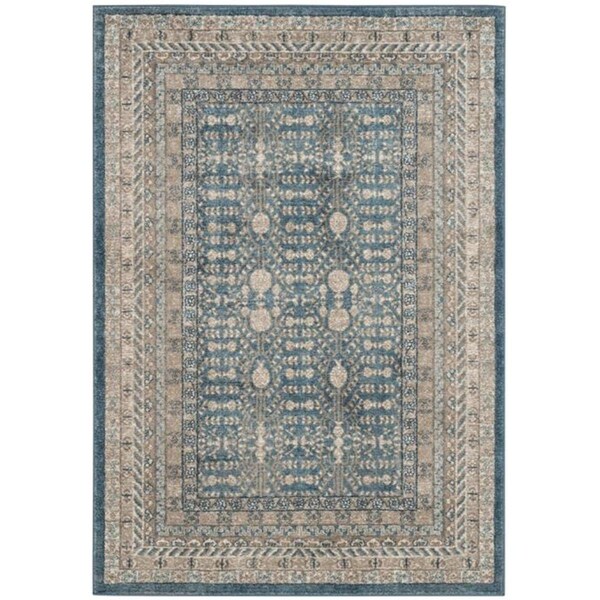 Safavieh Sofia Small Rectangle Area Rug Blue & Beige - 4 x 5 ft. 7 in. SOF376C-4 - main